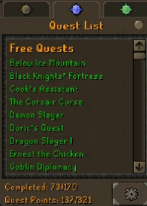 Main | 1830 Total | 130+ QP | 4x 99 Trade Skills | Skilling Outfits | Rare Pet