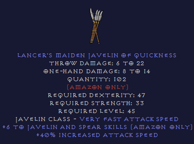 6/40 Maiden Javelin
