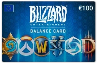 EUR 100 (EU) Blizzard Gift Card Battle.net 