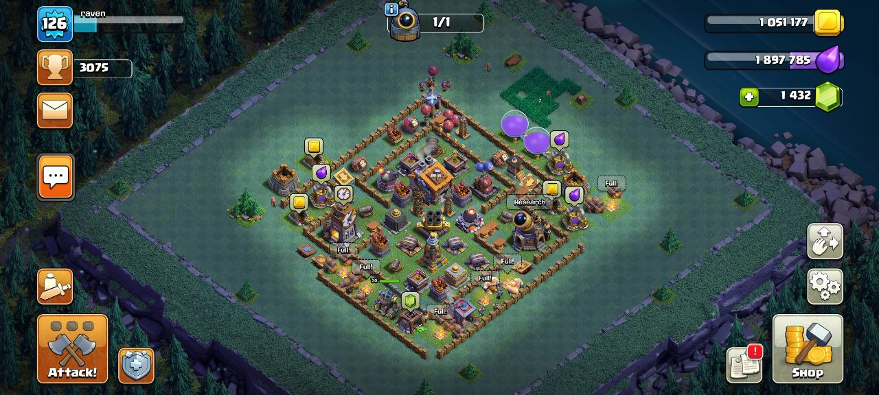 TH12 | BH9 | LvL 125 | K52 | Q54 | G24 | 2.1k+ Trophies | Pixel King  [ChicksZCoC1]