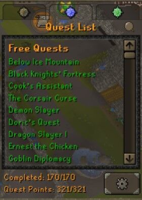 Main | 2110+ Total Level | 321 QPs | 99 Attack | 99 Strength | 99 Ranged | 99 Mage | 96 Slayer | Firecape | D Def | Skilling Outfits | Rare Pets