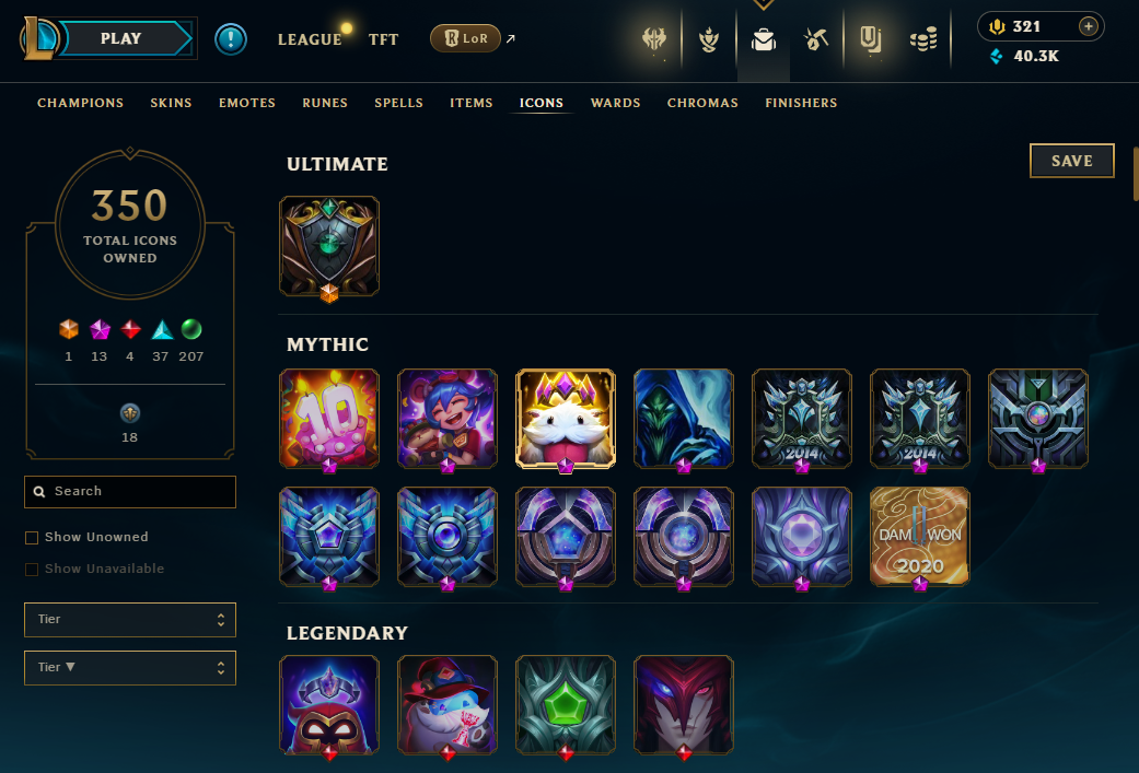 NA | 605 Skins | 162 Champions | PAX Twisted Fate , Young Ryze , Silver Kayle | 5 Mythics | ChicksQLOLS02
